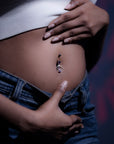 Lunar Loop Belly Button Ring