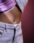 Jewel Drop Belly Button Ring