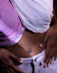 Jewel Drop Belly Button Ring