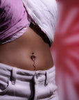 Serpent Luxe Belly Button Ring