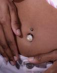 Golden Dawn Belly Button Ring