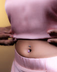 Prism Glow Belly Button Ring