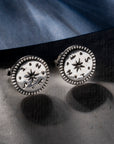 Polaris Compass Silver Studs