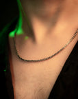 Mystic Weave Men's Silver Chain