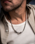 Wrymfang Men's Silver Chain