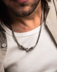 Wrymfang Men's Silver Chain