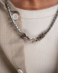 Wrymfang Men's Silver Chain