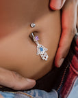 Sacred Glow Belly Button Ring