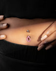 Eclipse Curve Belly Button Ring