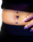 Blossom Trail Belly Button Ring