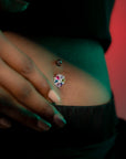 Dewdrop Bloom Belly Button Ring