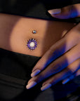 Aurora Bloom Belly Button Ring