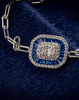 Azure Majesty Silver Bracelet