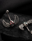 Winged Rebellion Belly Button Ring