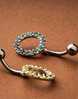 Luminous Loop Belly Button Ring