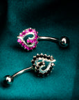 Heart's Whisper Belly Button Ring