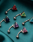 Prism Glow Belly Button Ring