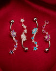 Celestial Cascade Belly Button Ring