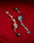 Celestial Cascade Belly Button Ring