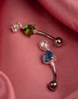 Jewel Drop Belly Button Ring