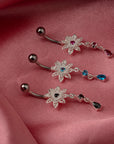 Floral Symphony Belly Button Ring