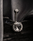 Crystal Eternity Belly Button Ring