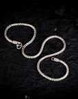 Infinity Braid Men's Silver Chain