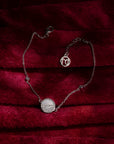 Lunar Crest Silver Bracelet