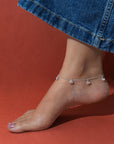 Elea Silver Anklet