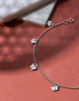 Aviva Silver Anklet