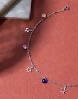 Sirius Silver Anklet