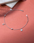 Roseanne Silver Anklet