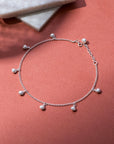 Fiora Silver Anklet