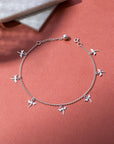 Kylea Silver Anklet