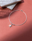 Cari Silver Anklet