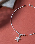 Cari Silver Anklet