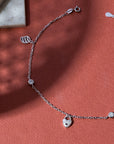 Hestia Silver Anklet