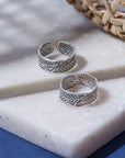 Fern Haven Silver Toe Ring