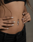 Calista Dreamcatcher Silver Belly Button Ring