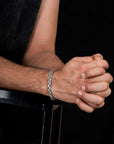 Royal Rumble Men’s Silver Bracelet