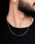 Ansel Men’s Silver Snake Chain