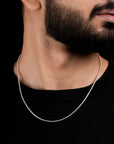 Faris Men’s Silver Snake Chain