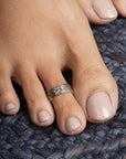 Maya Silver Toe Ring