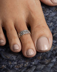 Freya Silver Toe Ring