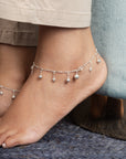 Celeste Silver Anklet