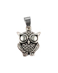 Wisdom Owl Silver Pendant