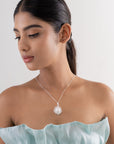 Ophelia Pearl Silver Pendant