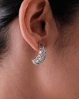 Valeria Bow Silver Earrings