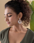 Gentle Harmony Silver Earrings
