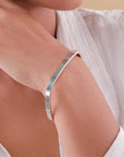 Clarence Sleek Silver Bracelet